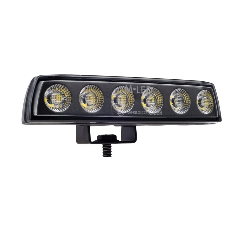 Lampada da lavoro a LED sottile effetto scuro con bordo curvo / 30 W
