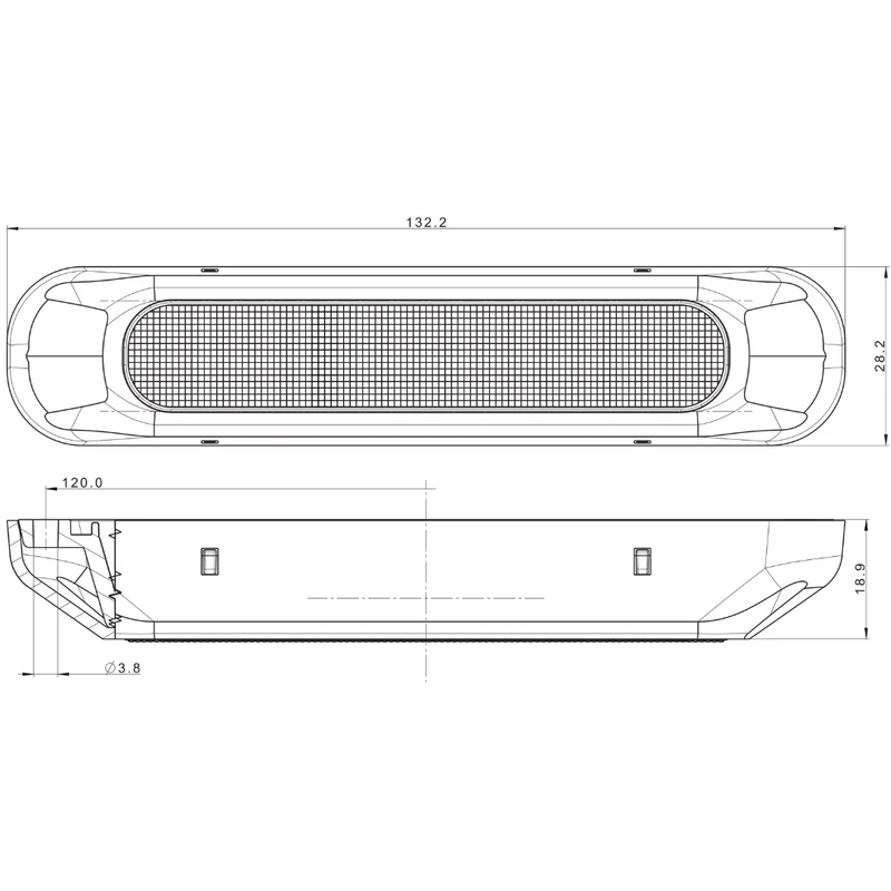 Luce di posizione anteriore compatta a LED Fristom FT-331 e indicatore di direzione