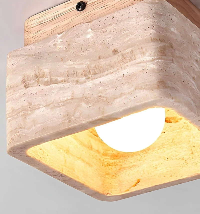 Deckenlampe Legna Travertina