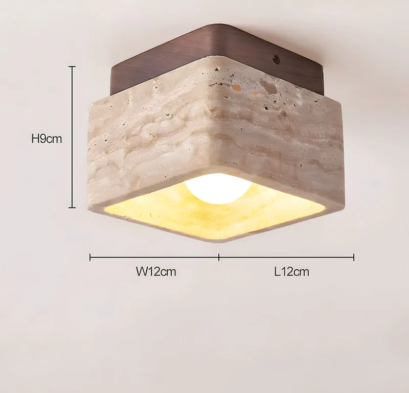 Deckenlampe Legna Travertina