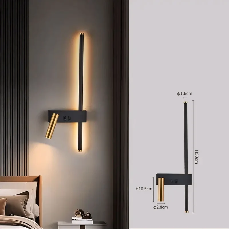 Wandleuchte Modern Lettura