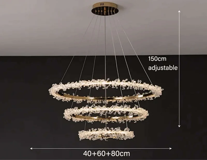 Hängelampe Halo Crystal