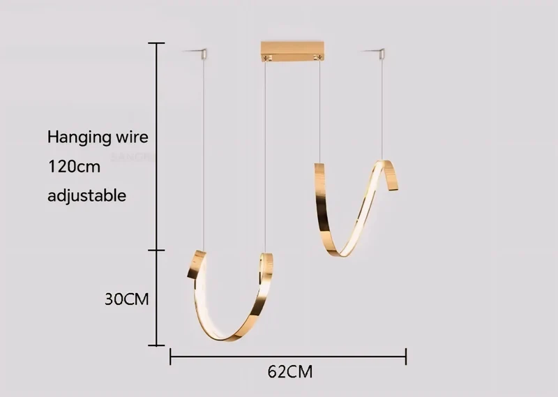 Pendelleuchte Curvo Deluxe