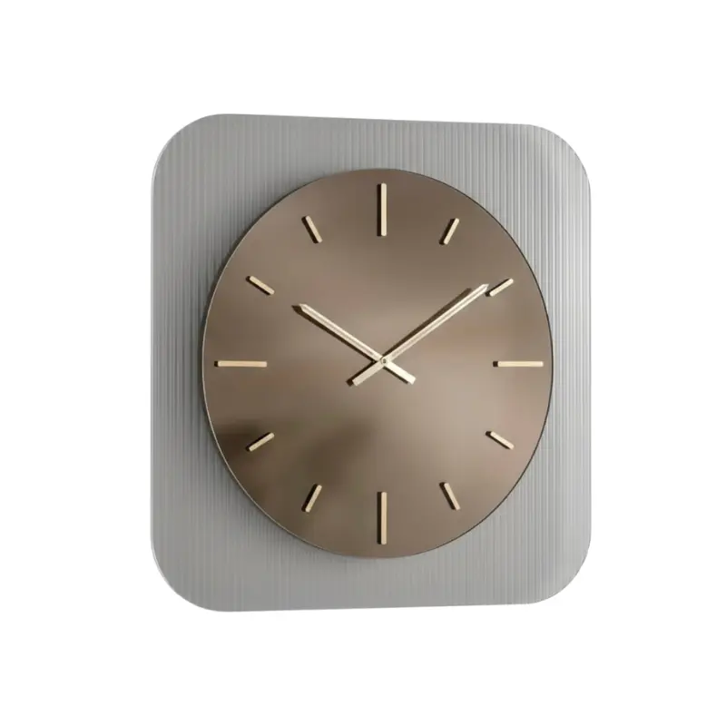 Ondaline orologio vetro trasparente 75x75cm