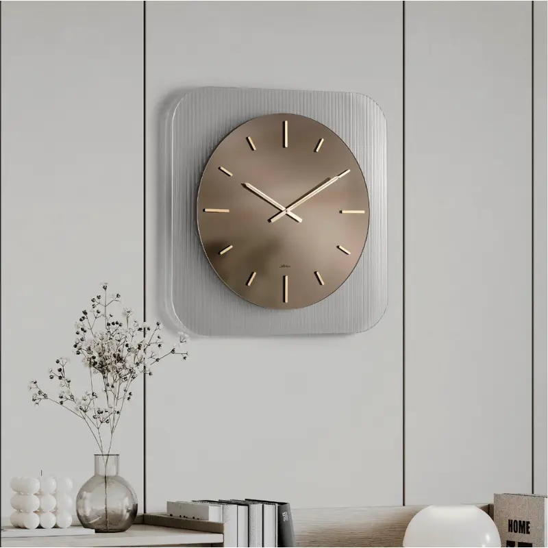 Ondaline orologio vetro trasparente 50x50cm