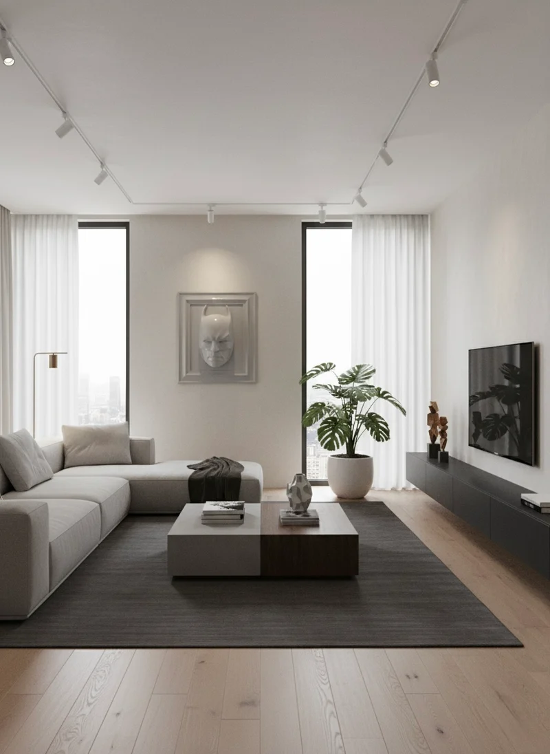 Eroe notturno quadro AxL: 70x60cm grigio opaco
