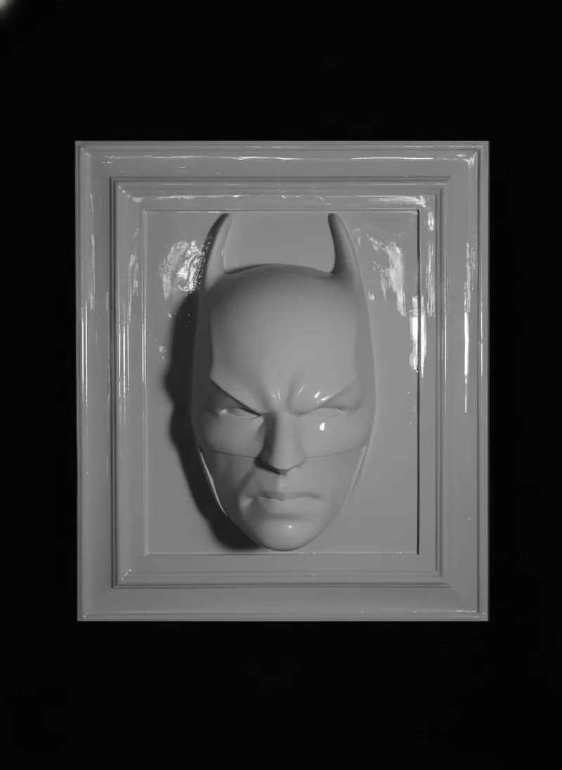 Eroe notturno quadro AxL: 70x60cm grigio opaco