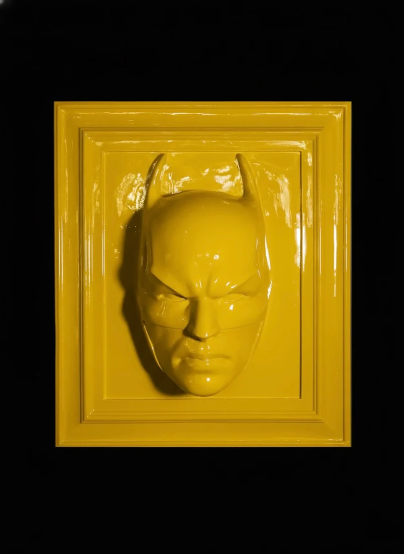 Eroe notturno quadro AxL: 70x60cm giallo