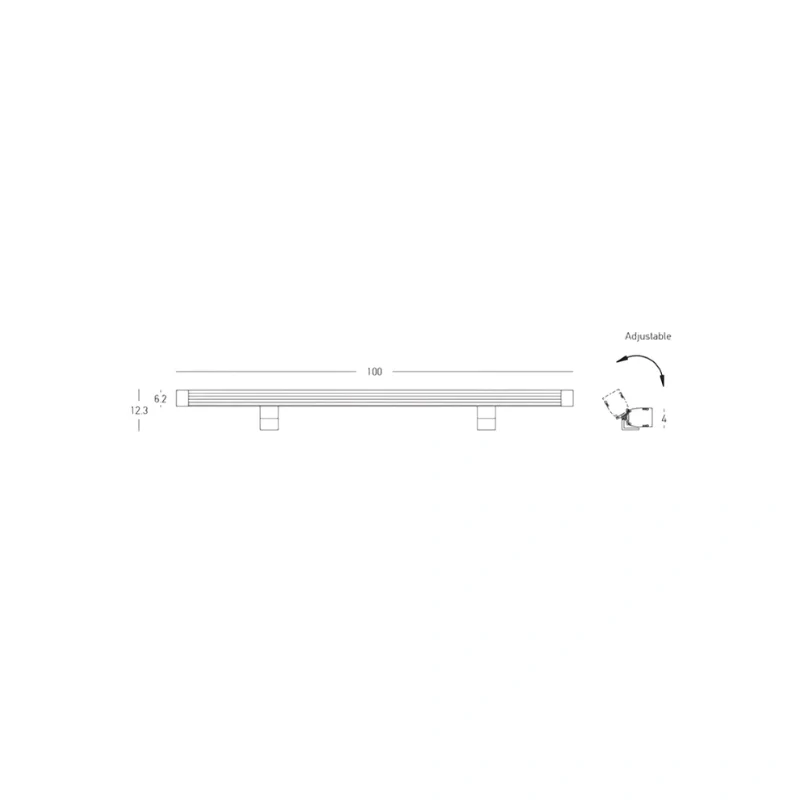 Barre led 6.2x100cm (art.E496)