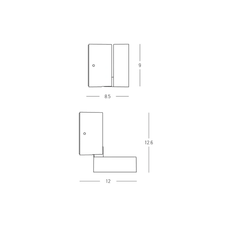 Doxa applique 12x12.6cm (art.E435)