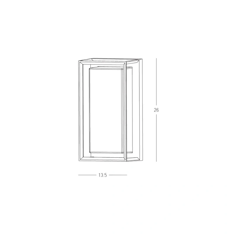 Dooh applique 13.5x26cm (art.E434)