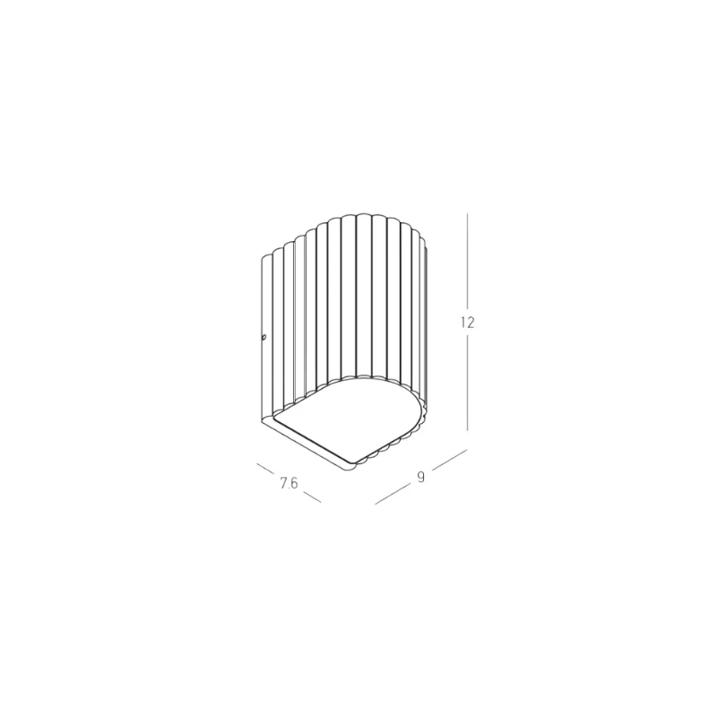 Origine applique beige 12x9cm (art.E419)