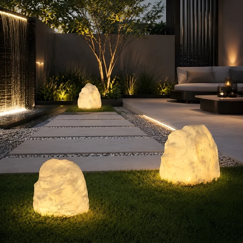 Outdoor Lampe Roccia Moderno