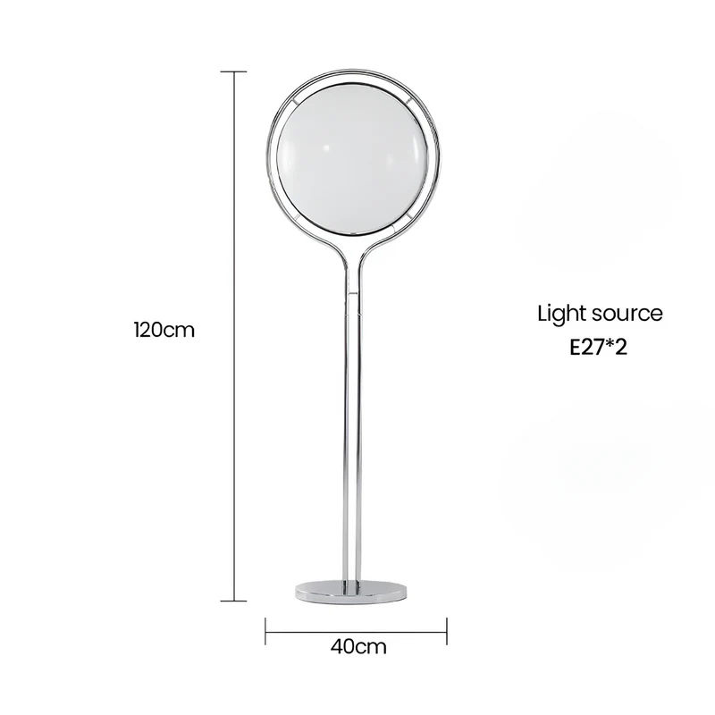 Designer Stehlampe Globo Bianco