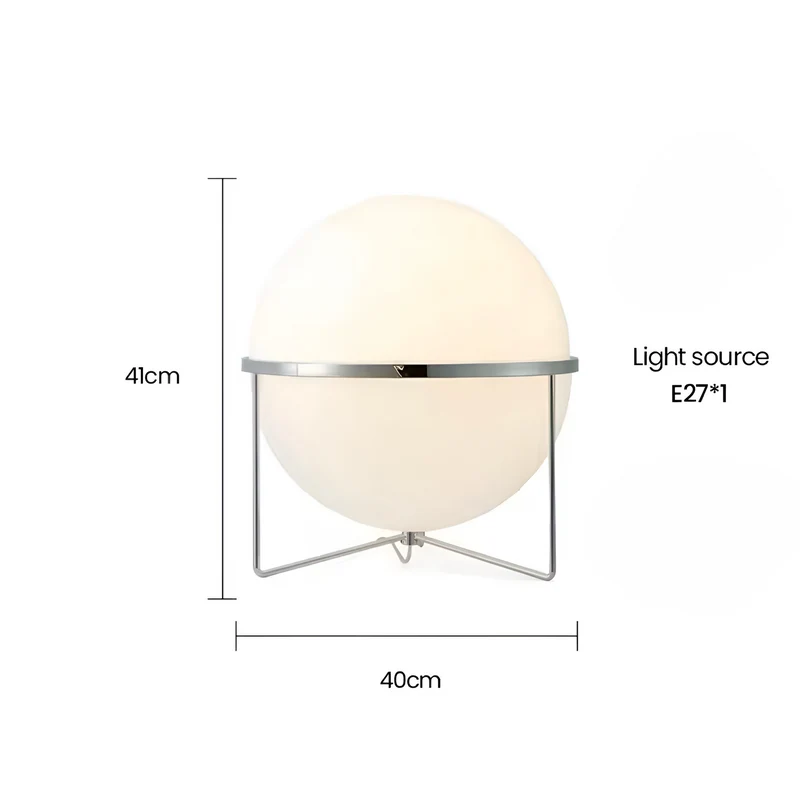Designer Stehlampe Globo Bianco