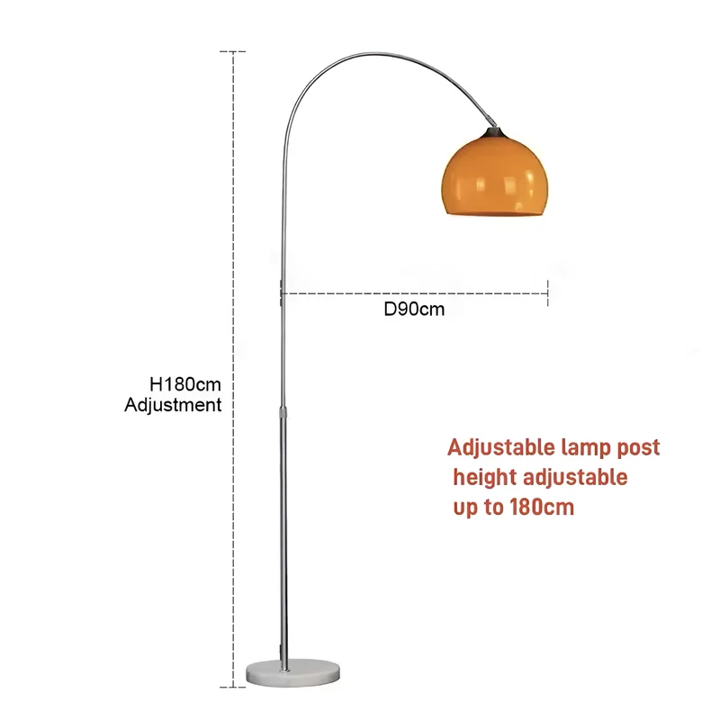 Bogen-Stehlampe Arancio