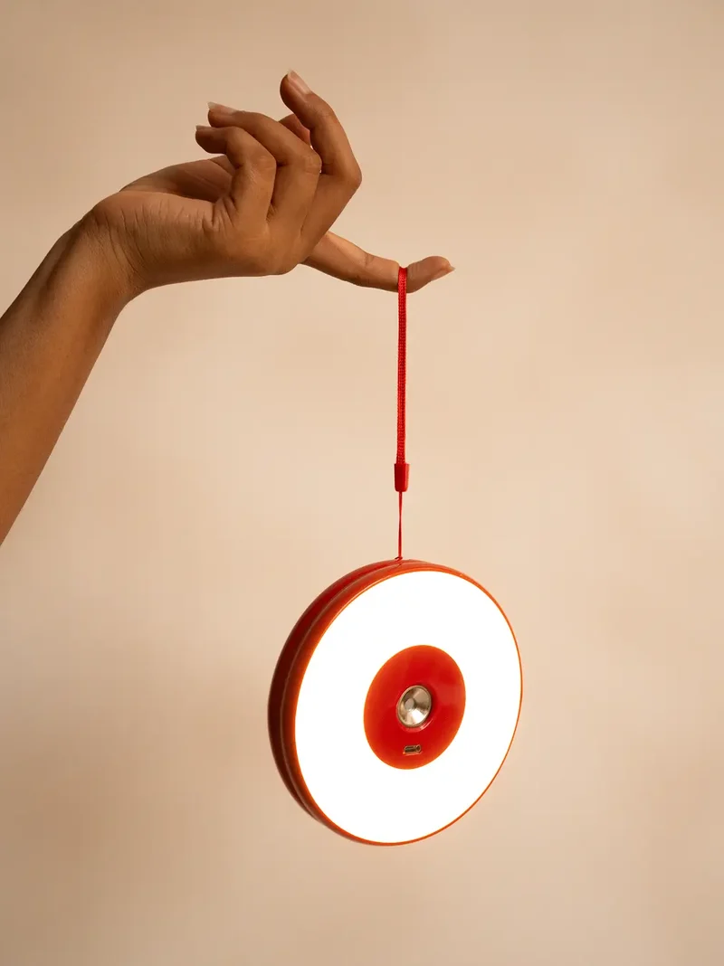3-in-1 Frisbee Retractable Lamp