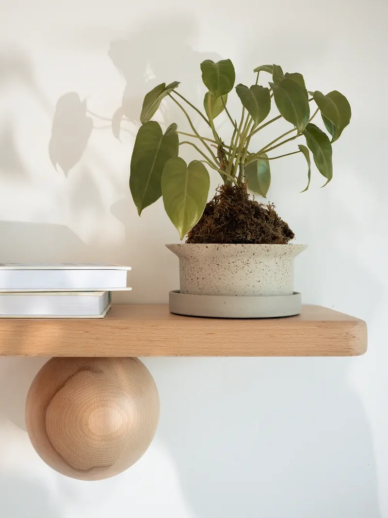 Kora Ceramic Planter - Ink Dot