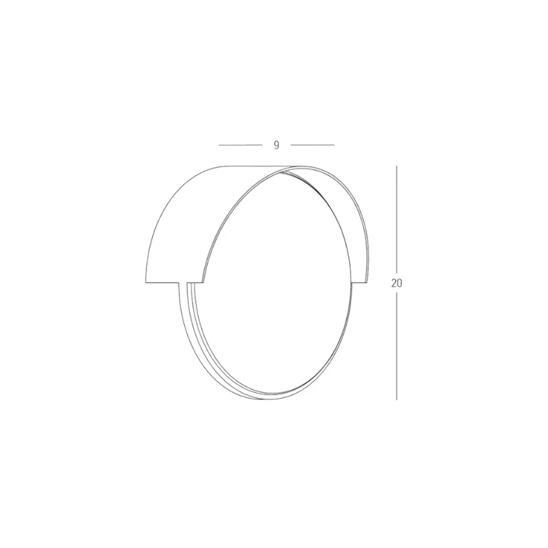Talos applique 20x9cm (art.E414)