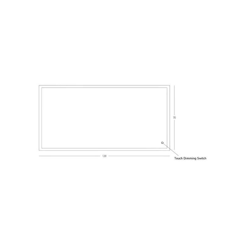 Cytos specchio 120x70cm (art.25394)