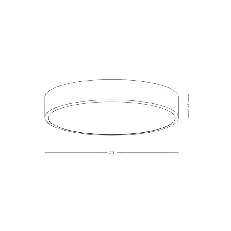 Luxa plafoniera 40x7cm (art.25376-25377)