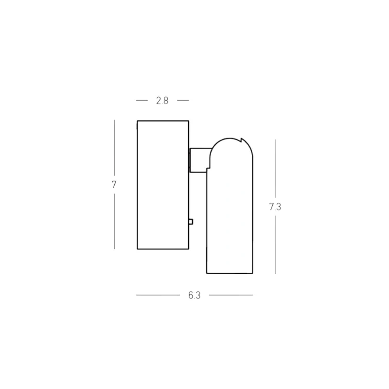 Orizzonte applique 6.3x7cm (art.25284)