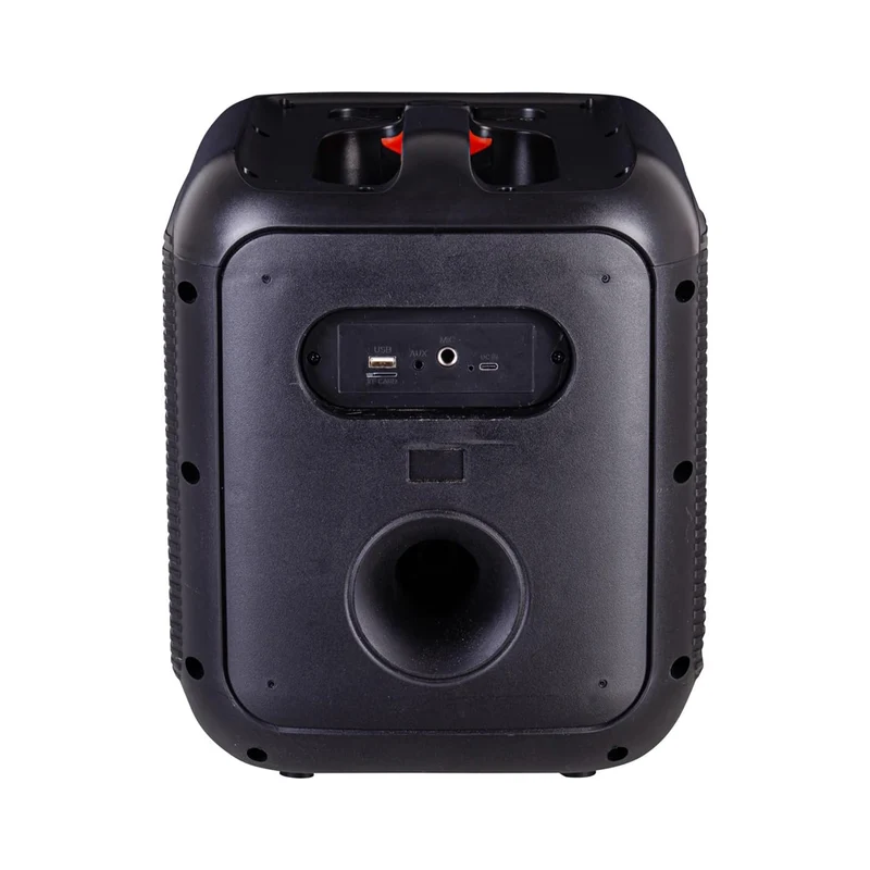 Trevi Altoparlante amplificato portatile, cassa bluetooth con USB micro, speaker con microfono incluso, Batteria Integrata, Micro SD e AUX-IN