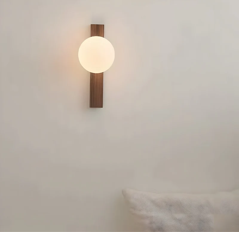 Wandleuchte Walnut Elegance