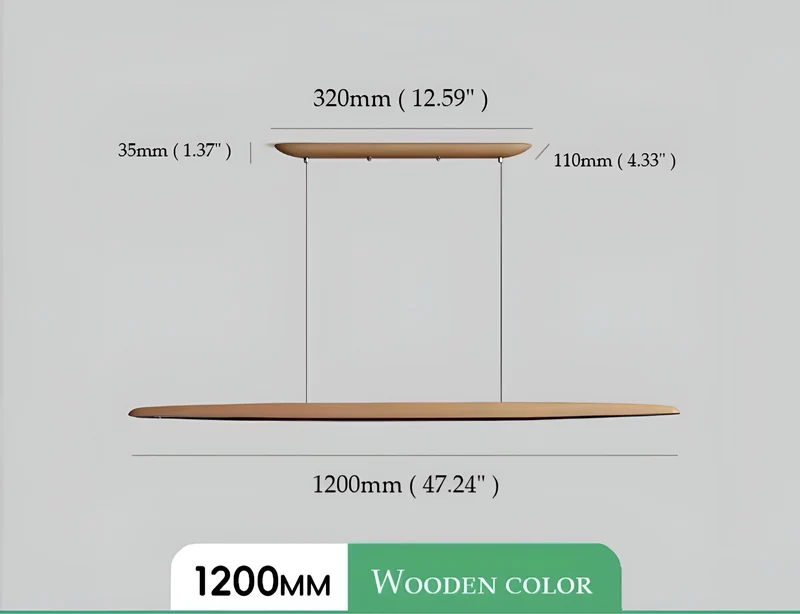Pendelleuchte Walnut Glow