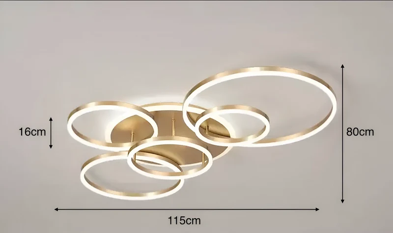 Deckenlampe Halo Modern