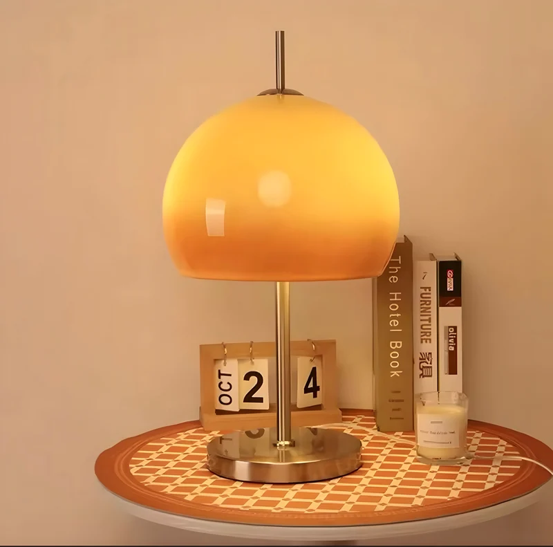 Vintage Tischleuchte Arancio