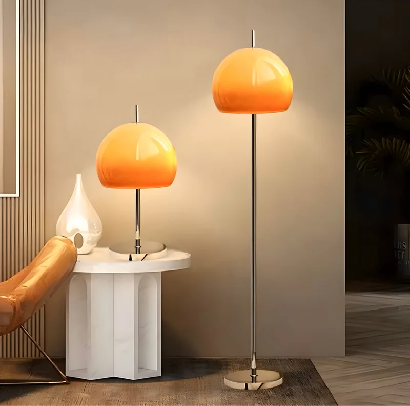 Vintage Stehlampe Arancio