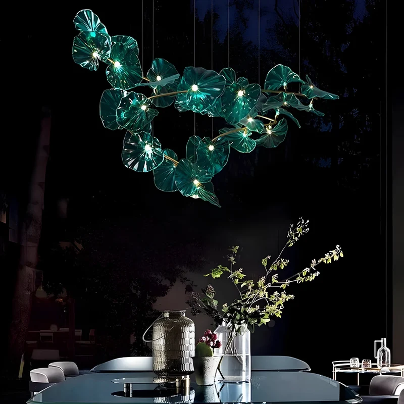 Designer Kronleuchter Ninfea Verde