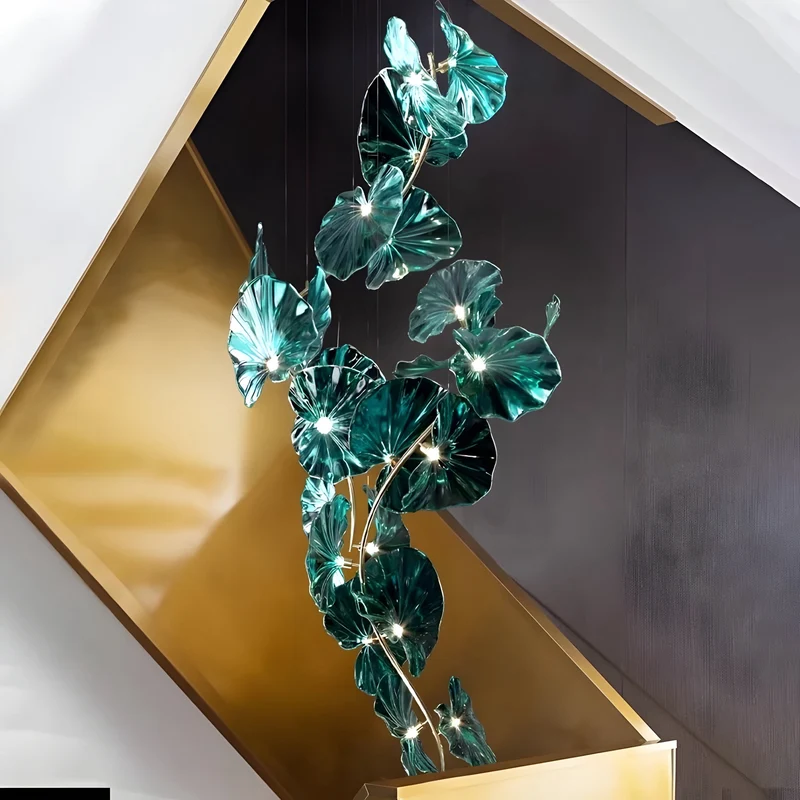 Designer Kronleuchter Ninfea Verde