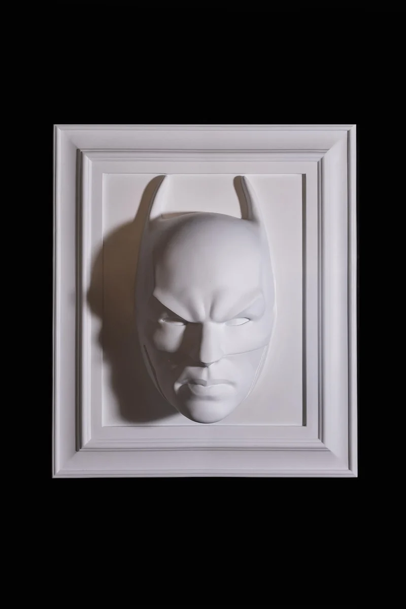 Eroe notturno Bianco opaco quadro 70x60cm