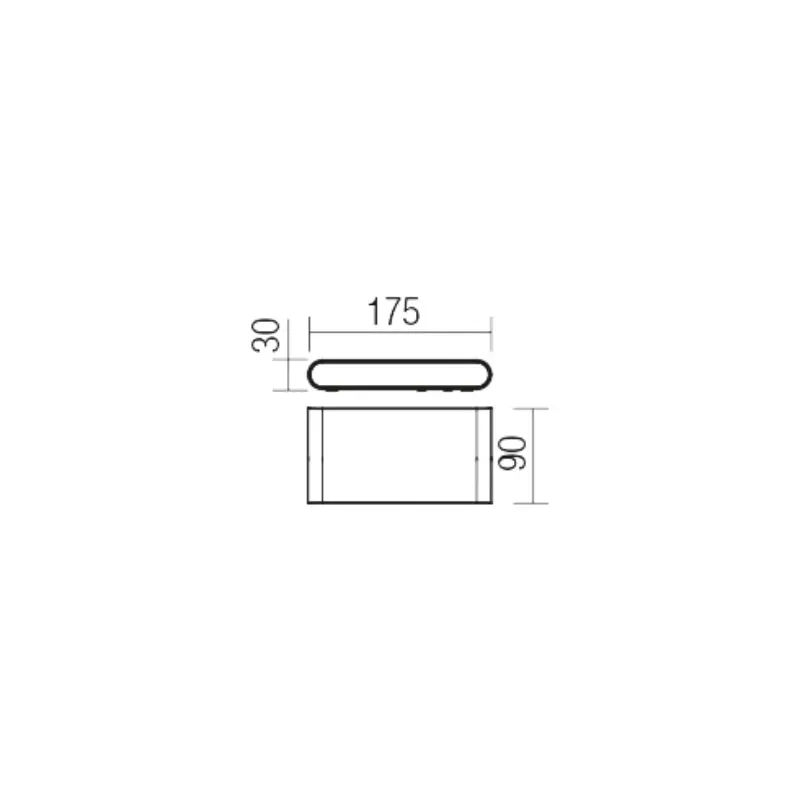 Klippe applique 175mm