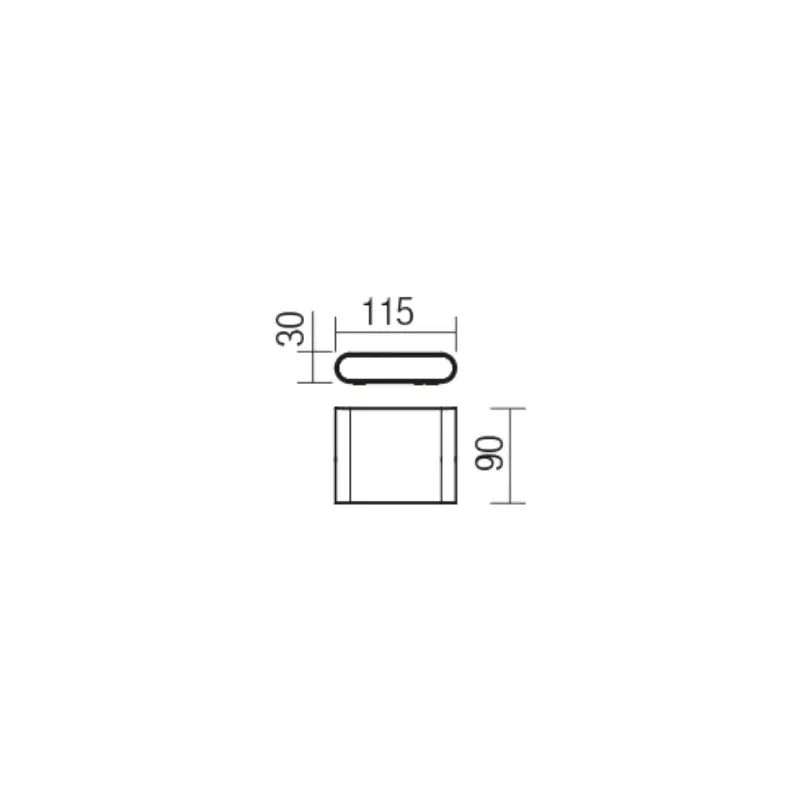 Klippe applique 115mm
