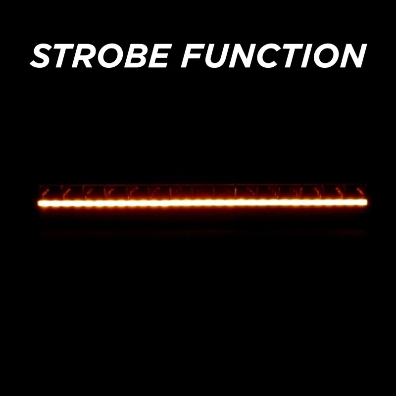Barra luminosa a LED da 22" con stroboscopio