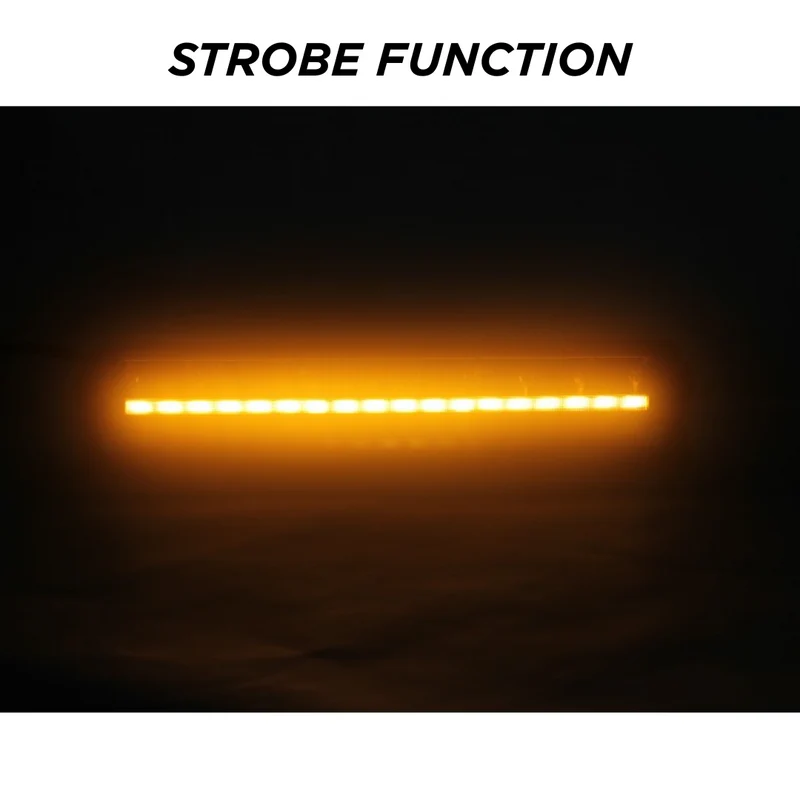 Barra luminosa a LED da 12" con stroboscopio