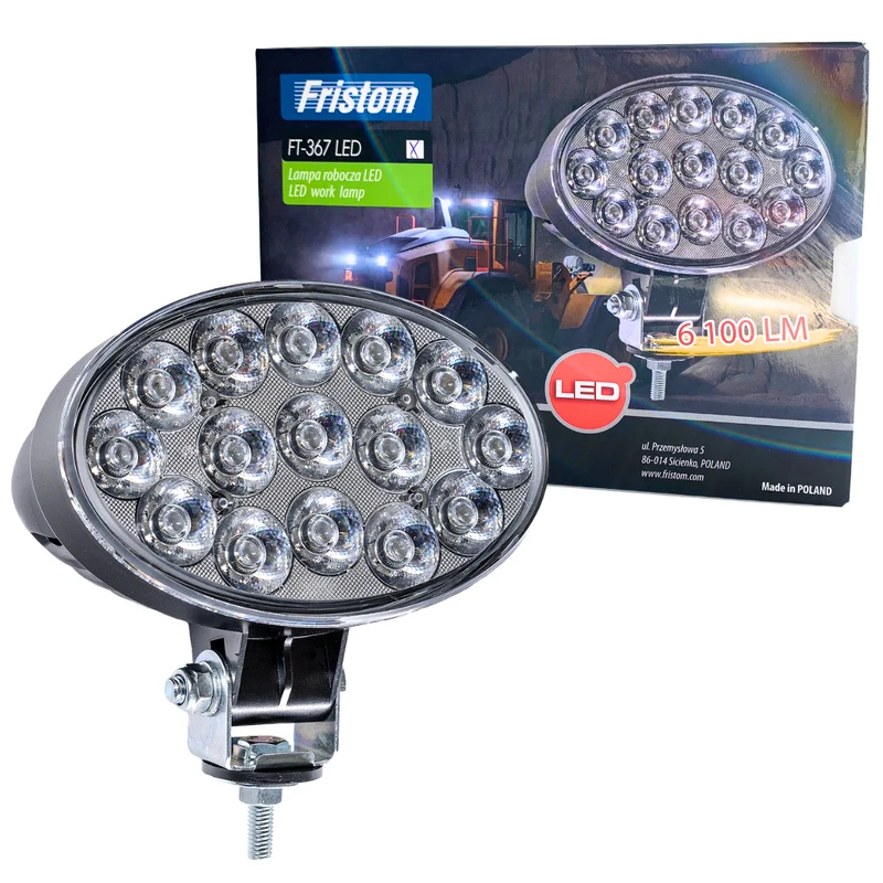 Luci di lavoro a LED ovali Fristom / oltre 6000 lumen