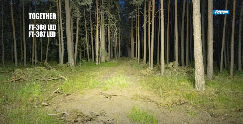 Luci di lavoro a LED ovali Fristom / oltre 6000 lumen