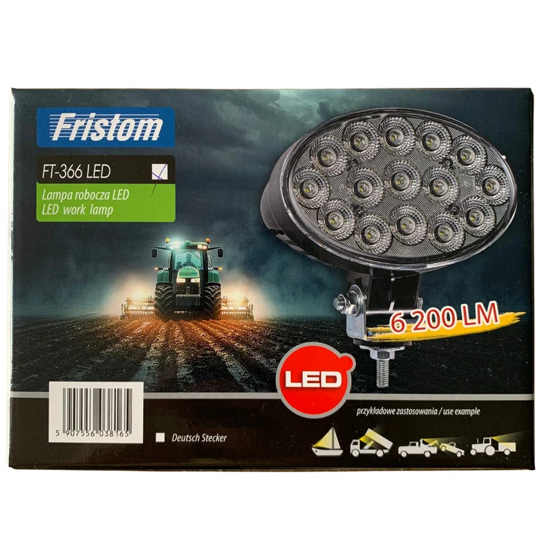 Luci di lavoro a LED ovali Fristom / oltre 6000 lumen