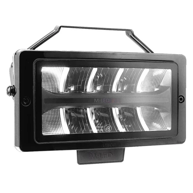 Lampada spot rettangolare Classic 220 con doppia luce di posizione