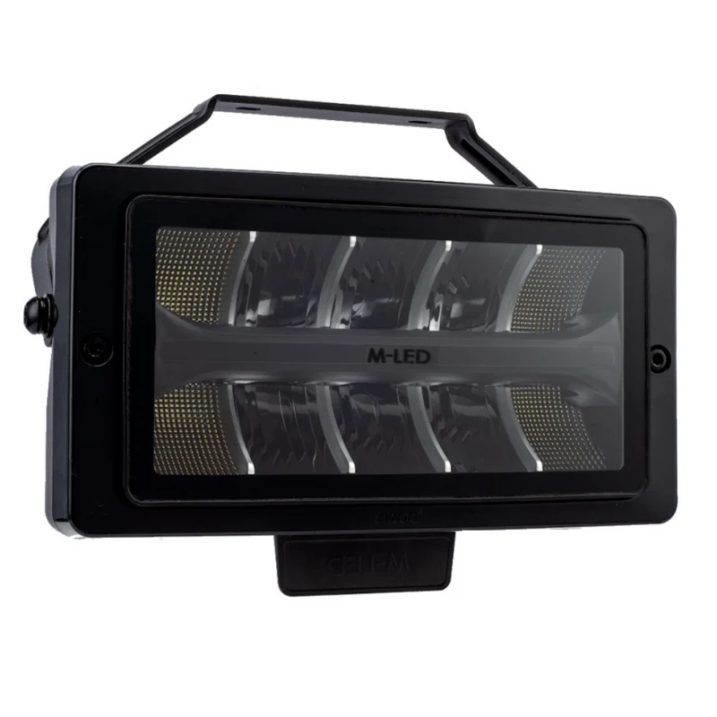 Lampada spot rettangolare Classic 220 con doppia luce di posizione