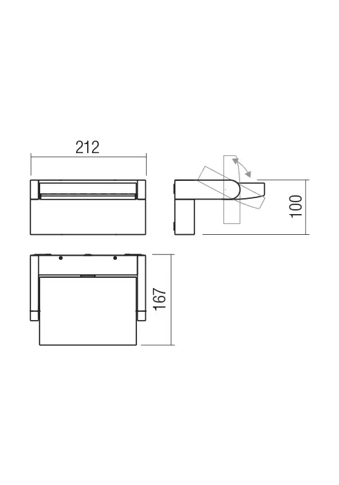 Flip Wall Lamp 200 Mm applique