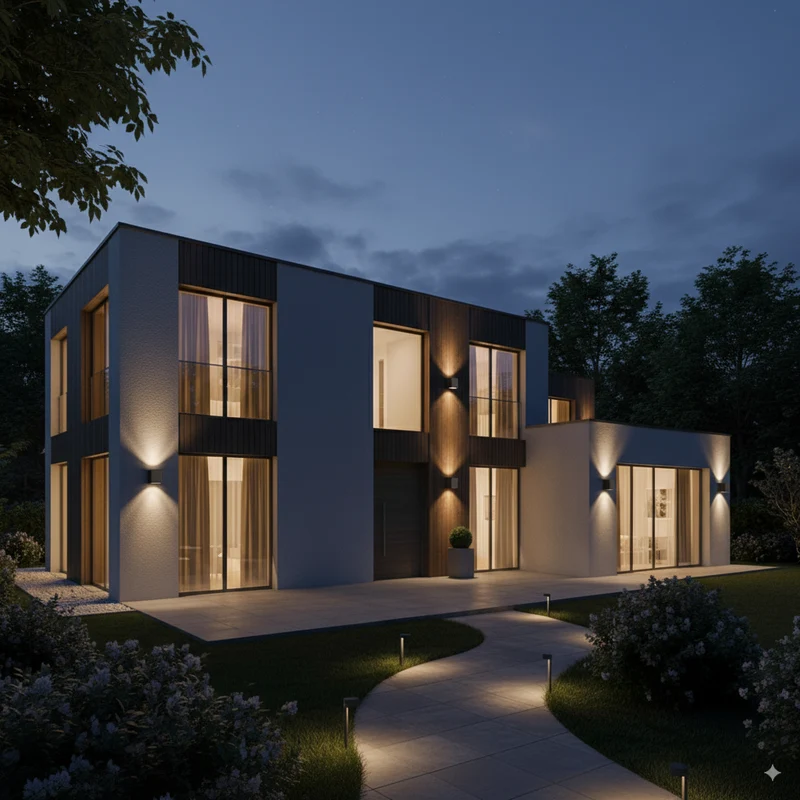 Brick Applique Luce diretta/Indiretta 3000k