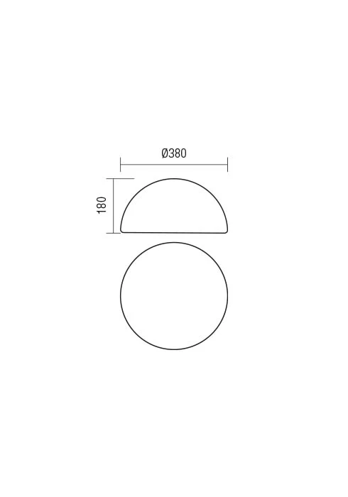 Blob Lampada Ornamentale Ø220mm Rotondo