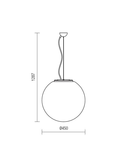 Baloo Sospensione Ø450