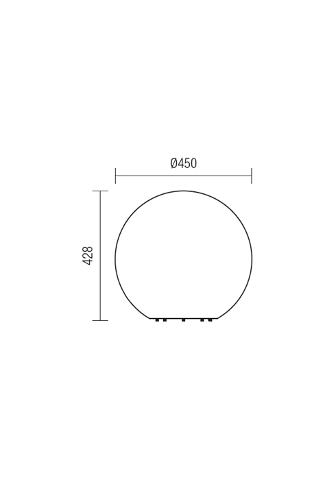 Baloo Lampada ornamentale Ø450
