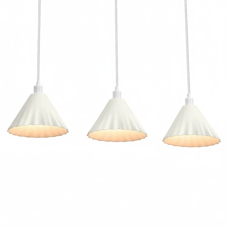 OSRAM DECOR Lampada a sospensione a 3 fiamme Decor Pulp bianco, E14